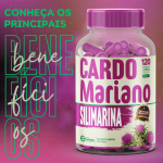 1 Silimarina Cardo Mariano 120 Cápsulas 500mg Premium - Imagem 2