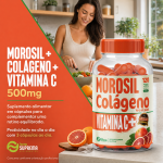 Morosil + Colágeno + Vitamina C 120 Cápsulas 500mg Premium - Imagem 3