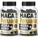 2x Maca Negra+boro 500mg 100% Pura Kit 240 Cáps