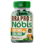 Ora-pro-nóbis + Cúrcuma + Gengibre 500mg Premium