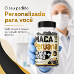 Maca Peruana Negra + Boro 120 Cápsulas 500mg Premium - Imagem 2