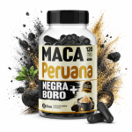 Maca Peruana Negra + Boro 120 Cápsulas 500mg Premium