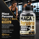Maca Peruana Negra + Boro 120 Cápsulas 500mg Premium - Imagem 3