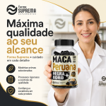 Maca Peruana Negra + Boro 120 Cápsulas 500mg Premium - Imagem 7