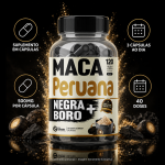 Maca Peruana Negra + Boro 120 Cápsulas 500mg Premium - Imagem 5
