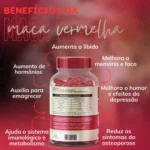4 Maca Peruana Vermelha 480 Cápsulas 500mg Premium - Imagem 3