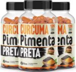 3 Cúrcuma + Pimenta Preta 360 Cápsulas 500mg Premium