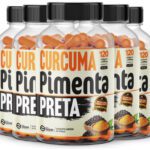 5 Curcuma + Pimenta Preta 500mg 600 Capsulas Piperina - Fs