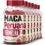 6 Potes Maca Vermelha Red 500mg 100% Natural 720 Cáps Promo