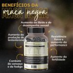 5 Maca Peruana Negra + Boro 600 Cápsulas 500mg Premium - Imagem 3