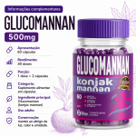 Glucomannan 60 Cápsulas 500mg Premium - Imagem 4