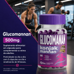 Glucomannan 60 Cápsulas 500mg Premium - Imagem 3