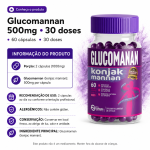 Glucomannan 60 Cápsulas 500mg Premium - Imagem 6