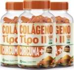 3 Cúrcuma + Colágeno Tipo 2 - 360 Cápsulas 500mg Premium