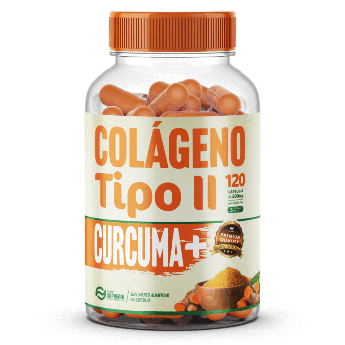 Cúrcuma + Colágeno Tipo 2 - 120 Cápsulas De 500mg #2 - Imagem 1