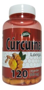 3 Potes Cúrcuma 100% Puro - Kit 360 Cápsulas De 500mg - Imagem 3