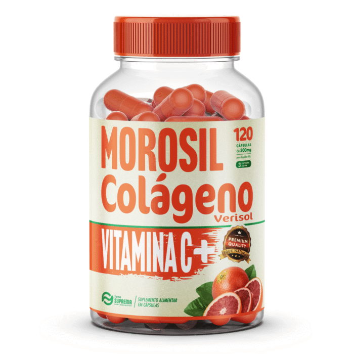 Morosil Laranja Moro + Vitaminas E Colágeno 120caps 500mg - Imagem 1