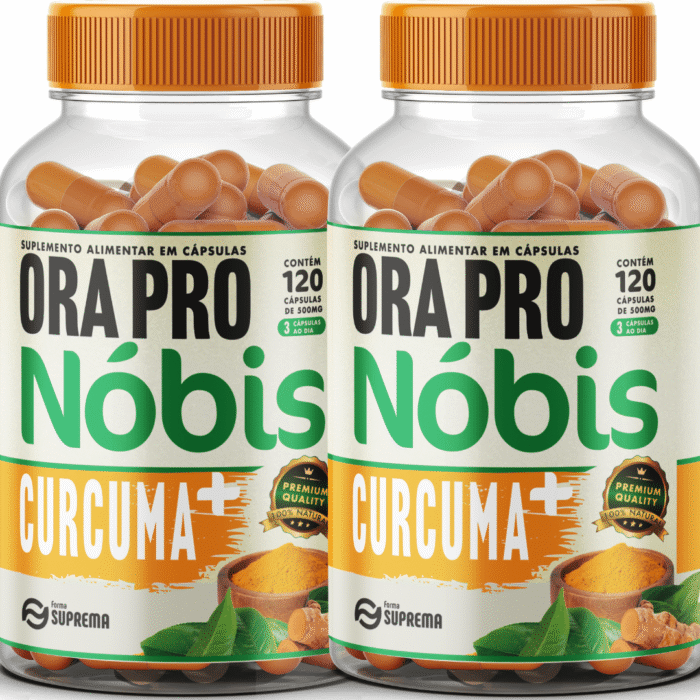 3x Ora Pro Nobis + Curcumina 600mg Promo 360 Pague 240c - Imagem 1