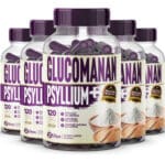 5 Glucomannan + Psyllium 600 Cápsulas 500mg Premium
