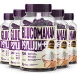 5 Glucomannan + Psyllium 600 Cápsulas 500mg Premium