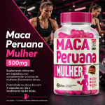Maca Peruana Mulher 120 Cápsulas 500mg Premium - Imagem 3