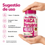 Maca Peruana Mulher 120 Cápsulas 500mg Premium - Imagem 8