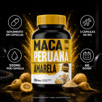 Maca Peruana Amarela 120 Cápsulas 500mg Premium - Imagem 5
