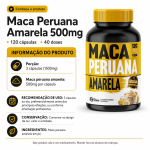 Maca Peruana Amarela 120 Cápsulas 500mg Premium - Imagem 6