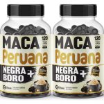 2 Maca Peruana Negra + Boro 240 Cápsulas 500mg Premium