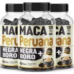 3 Maca Peruana Negra + Boro 360 Cápsulas 500mg Premium