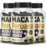 3 Maca Peruana Negra + Boro 360 Cápsulas 500mg Premium