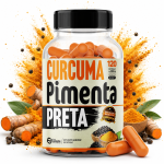 Cúrcuma + Pimenta Preta 120 Cápsulas 500mg Premium