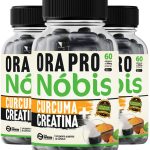 3 Ora-Pro-Nóbis + Cúrcuma + Creatina  500mg 180 Cápsulas Premium