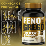 4 Feno Grego 480 Cápsulas 500mg Premium - Imagem 2