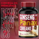 3 Ginseng Panax Coreano 360 Cápsulas 500mg Premium - Imagem 2