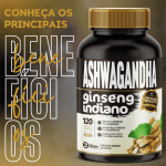 1 Ashwagandha Ginseng Indiano 120 Cápsulas 500mg Premium - Imagem 2