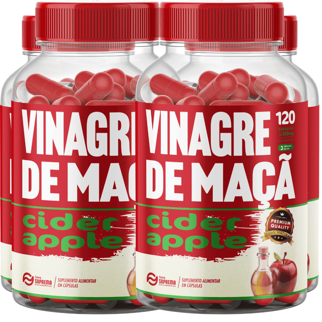 17 4 Vinagre de Maçã 480 Cápsulas 500mg Premium - Imagem 1
