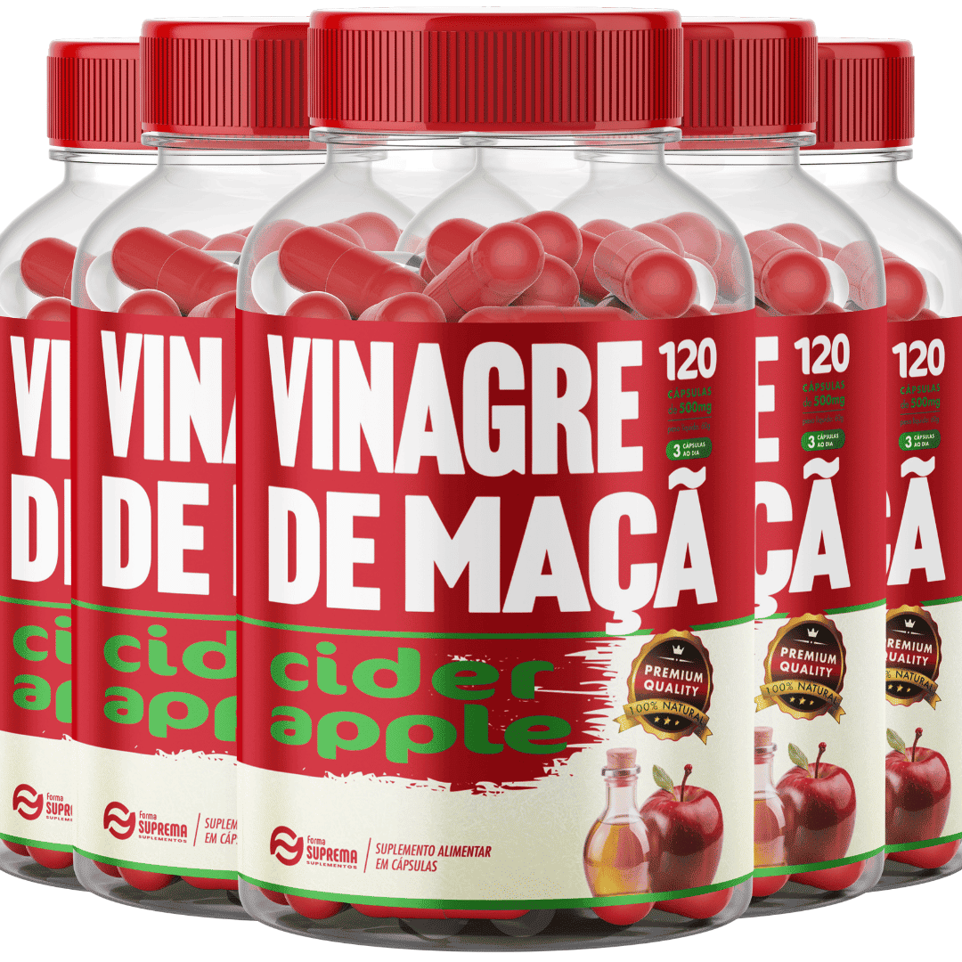 22 5 Vinagre de Maçã 600 Cápsulas 500mg Premium - Imagem 1