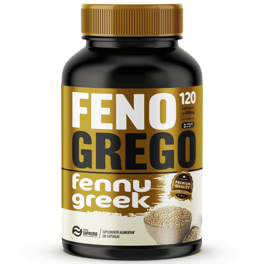 4 1 Feno Grego 120 Cápsulas 500mg Premium - Imagem 1