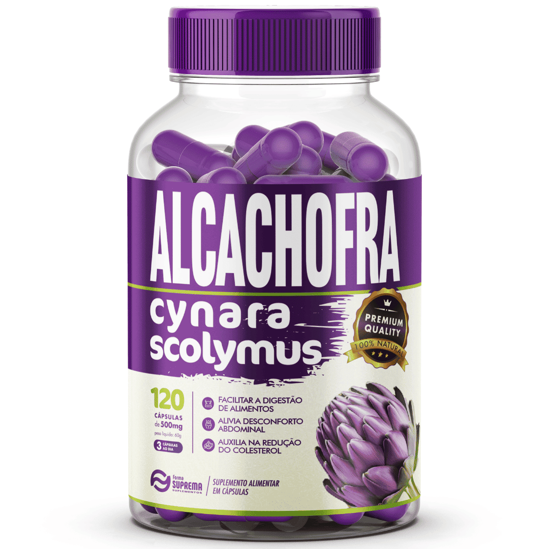 5 1 Alcachofra 120 Cápsulas 500mg Premium - Imagem 1