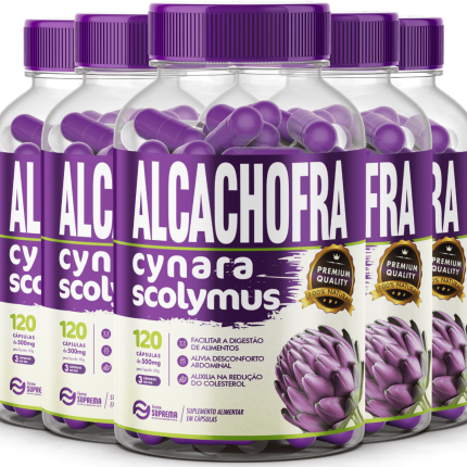 5 Alcachofra 600 Cápsulas 500mg Premium