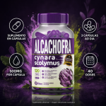 Alcachofra 120 Cápsulas 500mg Premium - Imagem 5