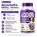 Alcachofra 120 Cápsulas 500mg Premium - Imagem 6