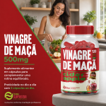 Vinagre de Maçã 120 Cápsulas 500mg Premium - Imagem 3