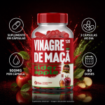 Vinagre de Maçã 120 Cápsulas 500mg Premium - Imagem 5