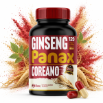 Ginseng Panax Coreano 120 Cápsulas 500mg Premium