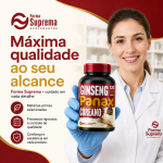 Ginseng Panax Coreano 120 Cápsulas 500mg Premium - Imagem 6