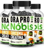 3 Ora-Pro-Nóbis + Cúrcuma+ Creatina 360 Cápsulas 500mg Premium