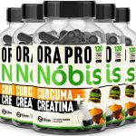5 Ora-Pro-Nóbis + Cúrcuma + Creatina 600 Cápsulas 500mg Premium