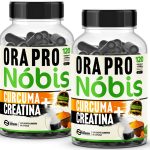 2 Ora-Pro-Nóbis + Cúrcuma+ Creatina 240 Cápsulas 500mg Premium